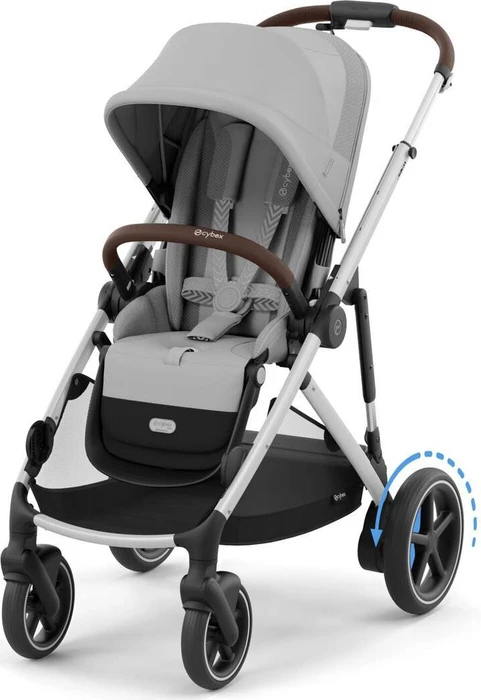 Cybex e-Gazelle S Silver Frame stone grey 2024
