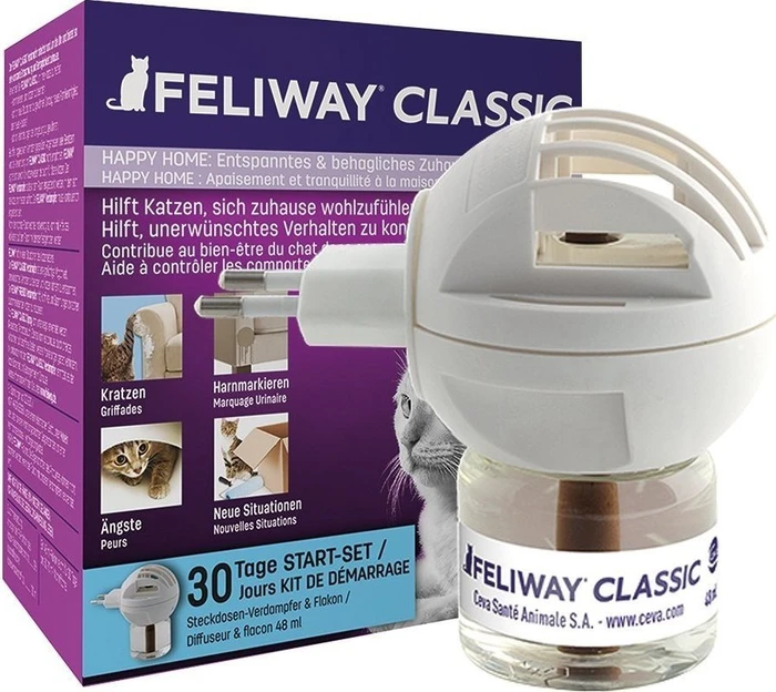 CEVA Feliway Classic Happy Home Starter-Set, Pheromon, Verdampfer, Bundle