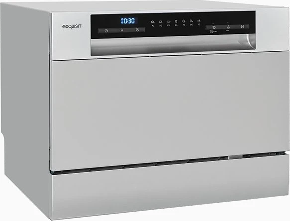Exquisit GSP206-030D Tisch-Geschirrspüler silber
