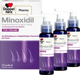 Minoxidil 20 mg/ml Lösung für Frauen, 180ml (3x 60ml)