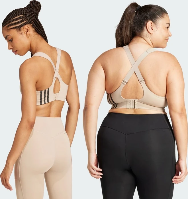 adidas TLRD Impact Training High Support Sport-BH wonder beige (Damen)