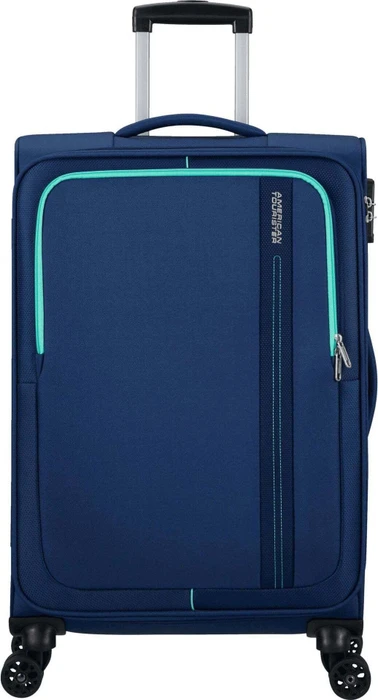 American Tourister Sea Seeker M Trolley mit 4 Rollen 68cm combat navy