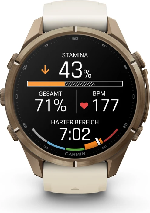 Garmin Fenix 9 Pro 43mm autumn gold titanium/cream-french grey
