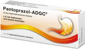 Pantoprazol-ADGC 20mg magensaftresistente Tabletten, 7 Stück