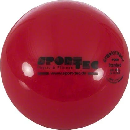 Togu 420g lackiert Gymnastikball rot