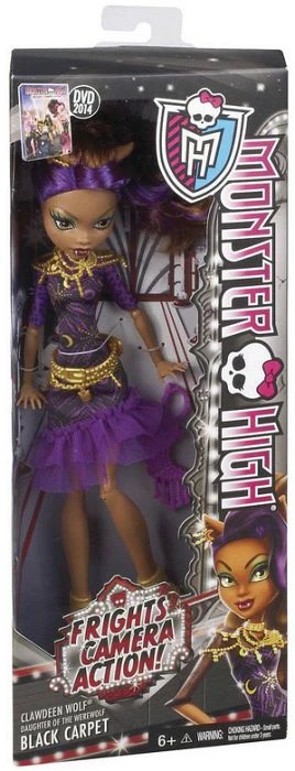 Mattel Monster High - Licht aus. Grusel an! Clawdeen Wolf