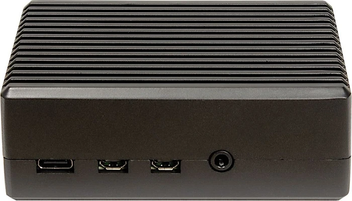 Inter-Tech ODS-716 für Raspberry Pi 4B Case für Raspberry Pi 4 Modell B, schwarz