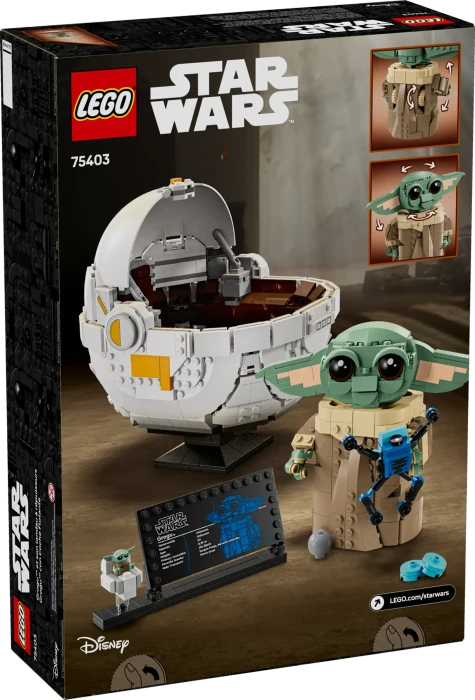 LEGO Star Wars - Grogu in seiner Repulsorwiege