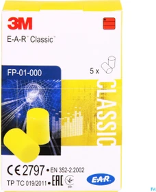 3M E-A-R Classic Gehörschutz gelb, 10 Stück