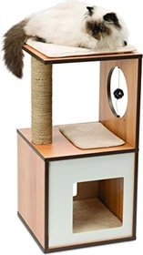 Catit Vesper Design Box Small Walnuss, beige/braun/weiß