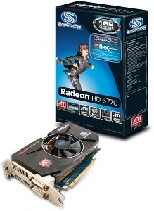 Sapphire Radeon HD 5770 FleX, 1GB GDDR5, 2x DVI, HDMI, DP, lite retail