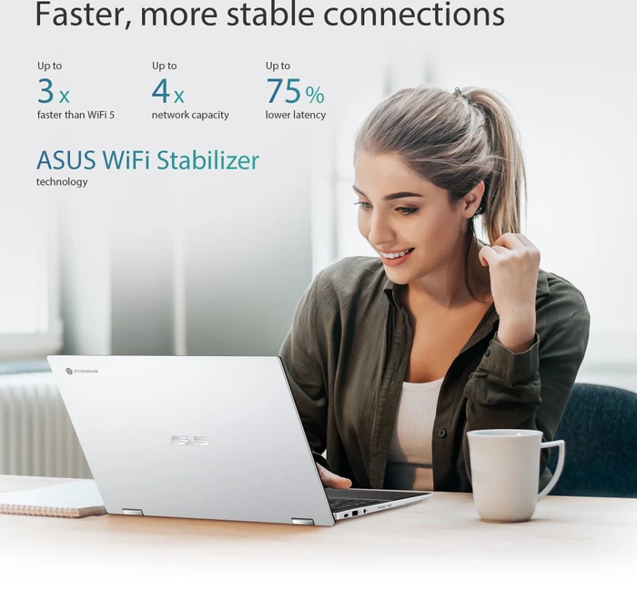 ASUS Chromebook Flip CX5 CX5500FEA-E60012, Immersive White, Core i7-1165G7, 16GB RAM, 512GB SSD, DE