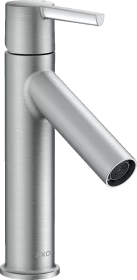 Hansgrohe Axor Starck Einhebel-Waschtischmischer 100 mit Hebelgriff und Ablaufgarnitur brushed chrome