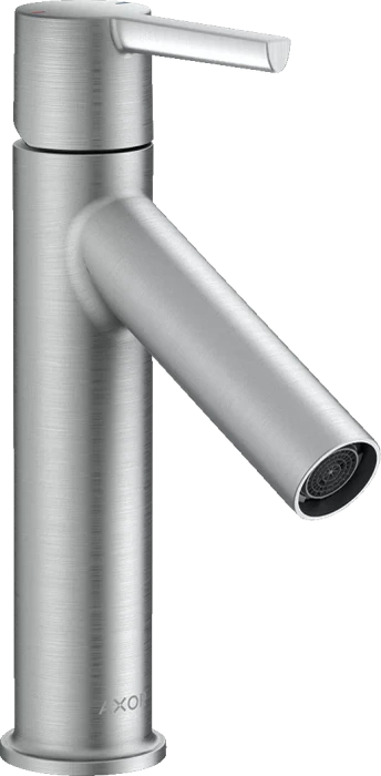 Hansgrohe Axor Starck Einhebel-Waschtischmischer 100 mit Hebelgriff und Ablaufgarnitur brushed chrome