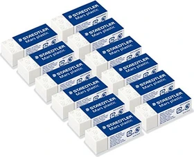 Staedtler Radierer Mars plastic mini, weiß, 3er-Pack