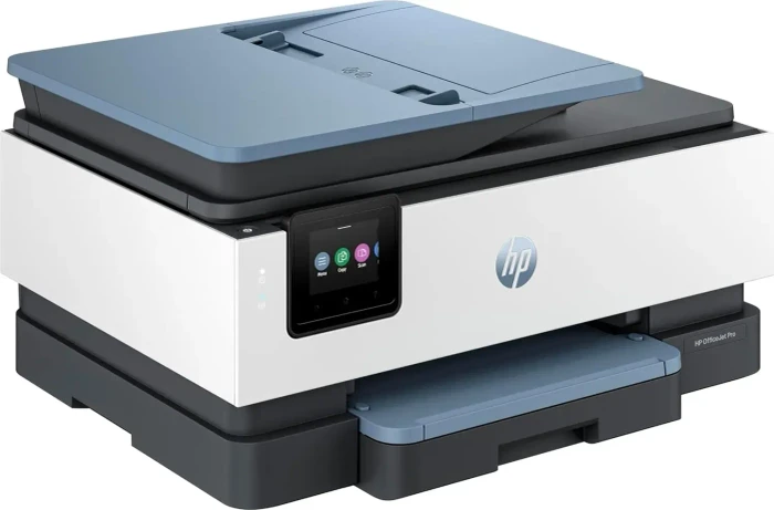 HP Officejet Pro 8125e All-in-One weiß/schwarz/blau, Instant Ink, Tinte, mehrfarbig