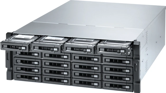 QNAP Turbo Station TS-2483XU-RP-E2136-16G 168TB, 16GB RAM ECC, 2x SFP+ 10Gb/s, 4x RJ-45 1000Base-T, 4HE