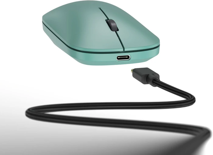 Eternico MSB380 Wireless Office Mouse Dark Green, USB/Bluetooth