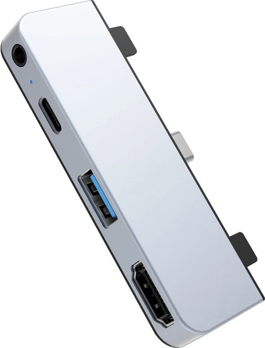 Targus HyperDrive 4-in-1 USB-C Hub für iPad Pro/Air, silber, USB-C 3.0 [Stecker]