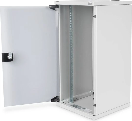 Digitus Professional DN-10 10" Wandschrank 12HE, Sicherheitsglastür, IP2X, grau, 300mm tief