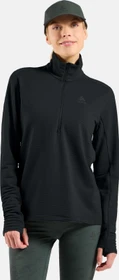 Odlo Essentials Thermal Half Zip Laufshirt langarm schwarz (Damen)