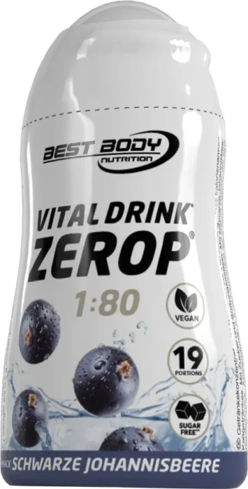 Best Body Nutrition Vital Drink Zerop Schwarze Johannisbeere 48ml
