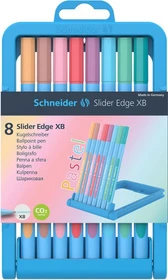 Schneider Slider Edge Pastell XB Kugelschreiber sortiert, 8er-Set