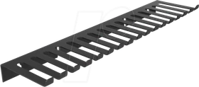 DeLOCK Kabelhalterung zur Wandmontage, 325x90mm, schwarz