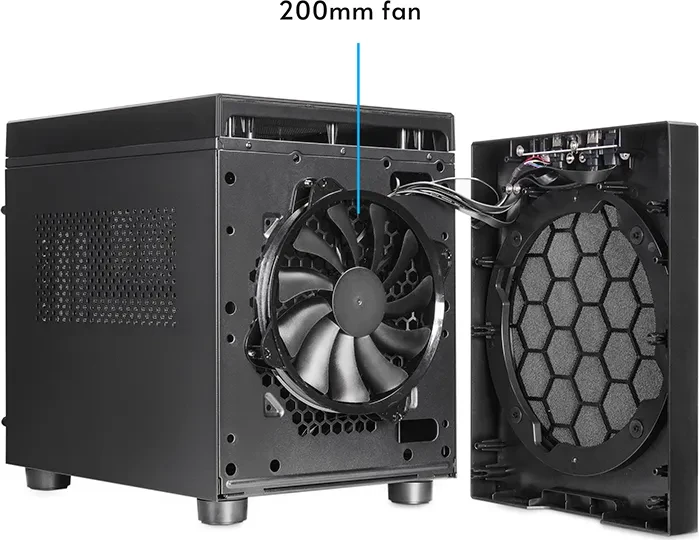 Chieftec The Cube CI-03B, schwarz