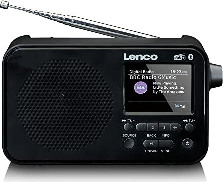 Lenco PDR-036 schwarz