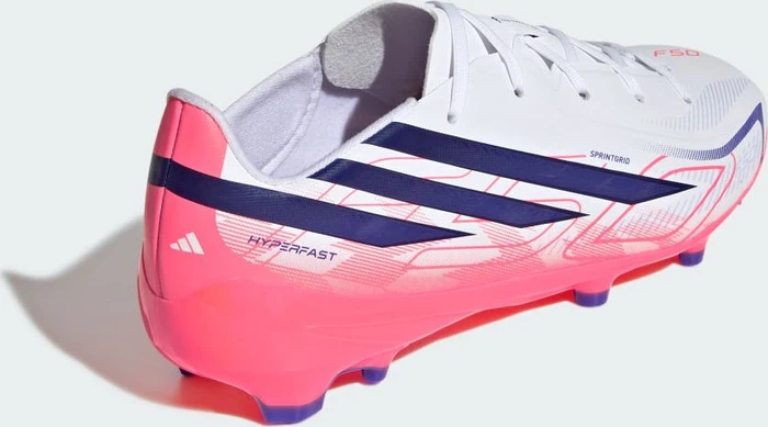 adidas F50 Hyperfast League FG cloud white/solar purple/solar turbo (Junior)