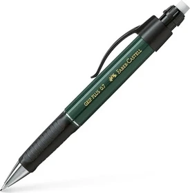 Faber-Castell Grip Plus Druckbleistift 0.7mm graphit, grün, Radierer