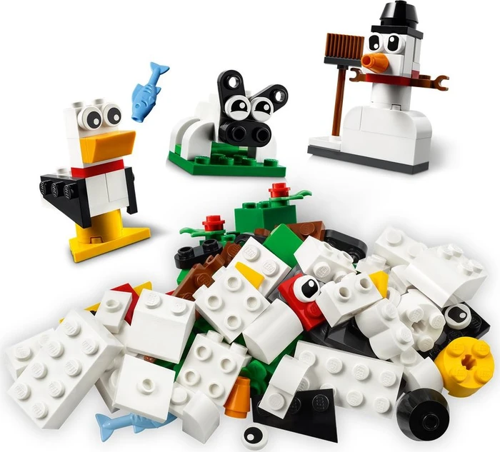 LEGO Classic - Kreativ-Bauset mit weißen Steinen