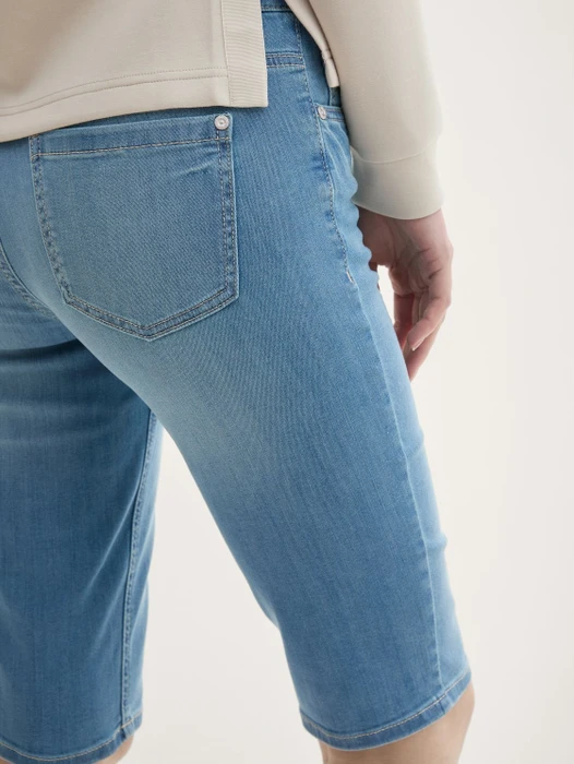 Tom Tailor Alexa Jeans Bermuda Jeans light stone wash denim (Damen)