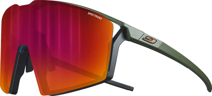 Julbo Edge Spectron 3 khaki-schwarz/rot-orange