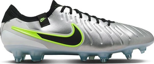 Nike Tiempo Legend 10 Elite SG metallic silver/volt/black