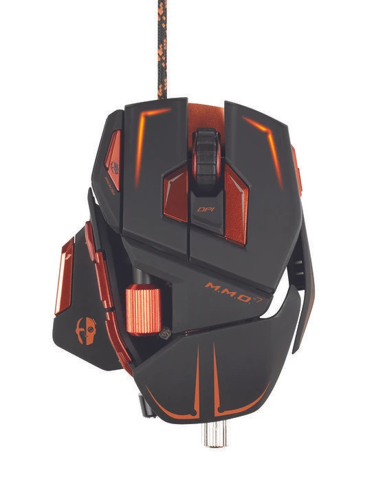 MadCatz Cyborg M.M.O 7 Gaming Mouse schwarz matt, USB