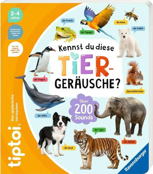 Ravensburger tiptoi Buch: Kennst du diese Tiergeräusche?