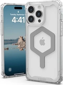 UAG Plyo Case with MagSafe für Apple iPhone 15 Pro Max ice/silber