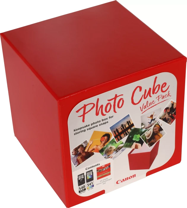 Canon Tinte PG-540/CL-541 schwarz/dreifarbig Photo Cube rot