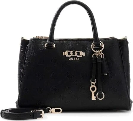 Guess Anise Triple Compartment Satchel Handtasche schwarz
