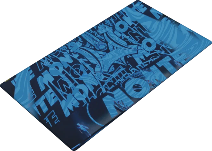 Hator Tonn eSport 3XL Monte Edition Gaming Mousepad, 1000x550mm, Motiv blau/schwarz
