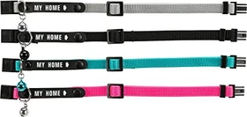 Trixie Katzenhalsband mit Adresslasche, farbig sortiert