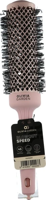 Olivia Garden Expert Blowout Shine pastel pink 45mm