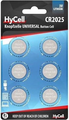 HyCell Power Solution CR2025, 6er-Pack
