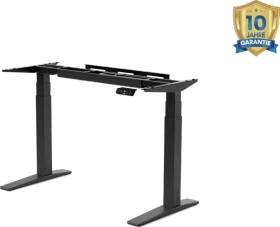 FlexiSpot E7 Pro elektrisch höhenverstellbares Sitz-Steh-Schreibtischgestell schwarz