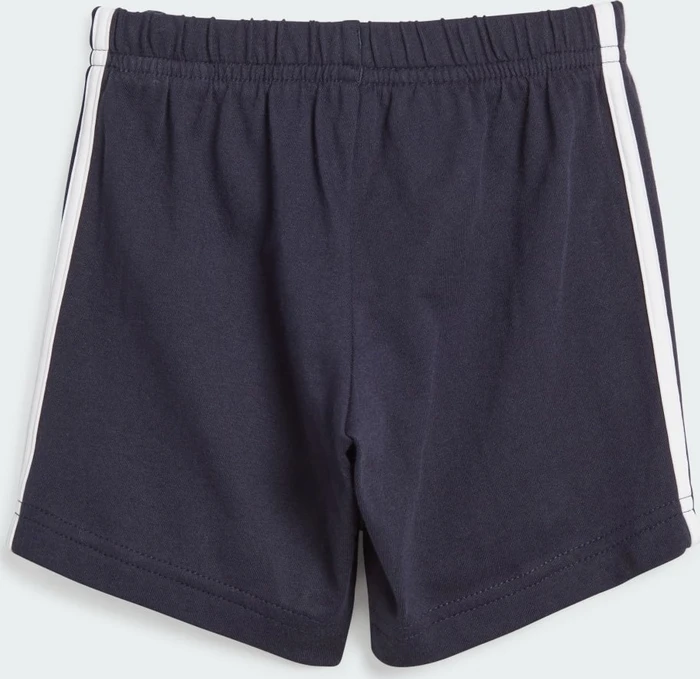 adidas Essentials Lineage Organic Cotton T-Shirt und Shorts Set semi lucid blue/white (Junior)