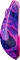 Pulsar Gaming Gears X2 CL CrazyLight Mini Wireless PRX Edition violett/blau, USB Vorschaubild