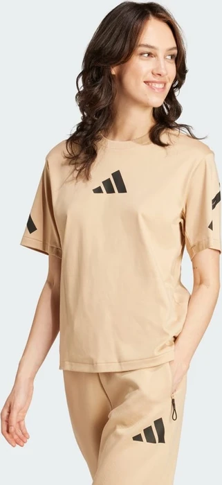 adidas Z.N.E. T-Shirt kurzarm magic beige (Damen)