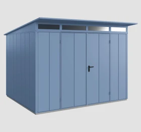 EcoStar Elegant Premiumline Typ 3 Gerätehaus taubenblau